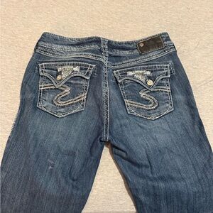 Silver Jeans Women's Boot Cut Blue Denim